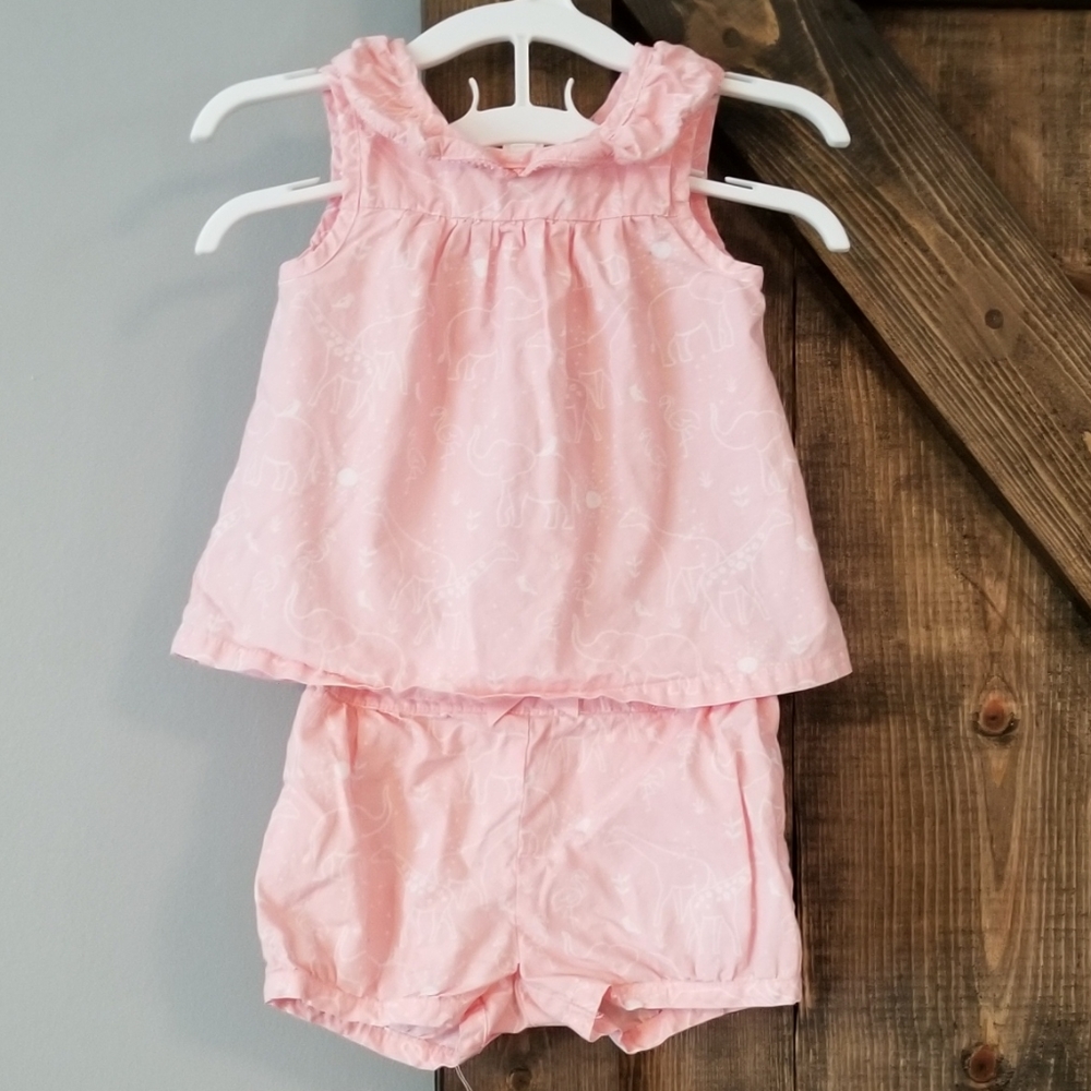 Cat & Jack Pink Short Set